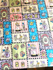 Friendship Garden Patchwork Whole Country Caboodle General Fabrics BTY B6