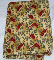 Jo-Ann Cotton Fabric – Red Birds & Holly Leaves – 5 Yards x 44″ Wide