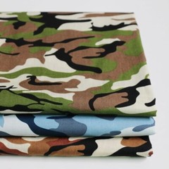 Cotton Poplin 57” Wide By Yard Army Green Camouflage Cotton Fabric Sewing Craft
