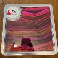 Brewer Quilting & Sewing Supplies SEW RED Silk Collection 16 Pieces Dupioni