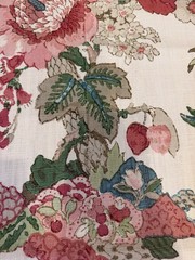 Schumacher 176780 Floribunda Document Linen Fabric 2 Yards