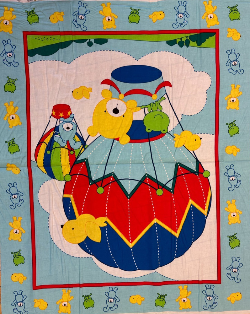 HOT AIR BALLOON PANEL-BLUE, 35″ W x 44″ H