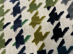 Kravet Couture Discontinued Sample In Peacock 35” X 24”
