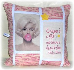 Marilyn Monroe – Fabric Art Quilt Block 100% Cotton 0801