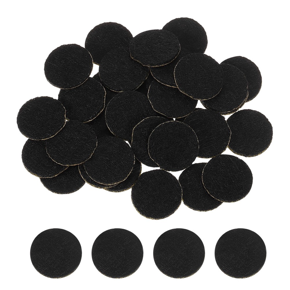 240Pcs Round Felt Circles, 12mm (1/2″) Non-Woven Felt Fabric Sticker, Black