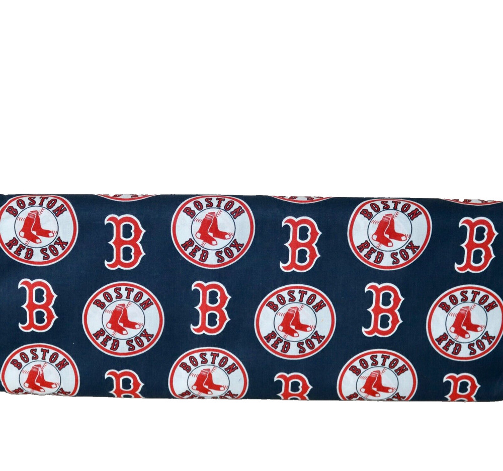 Boston Red Sox ~ Logo Pattern MLB Cotton Fabric 1/4 Yard 9” X 56”