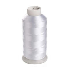 Simthread 2 Bobbin Thread for Sewing and Embroidery 60WT, 1 White 1 Black