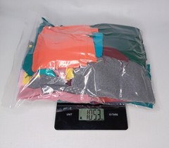 Vintage Scrap Fabric Pieces Various Colors Polyester 1 Pound Lot Destash