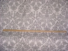 1-1/2Y Waverly Essence Dove Grey French Gothic Linen Print Upholstery Fabric