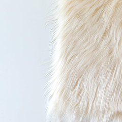 Faux Fur Fabric for Crafts, Gnomes, Animal Costumes, Cushions, Decorations Ivory