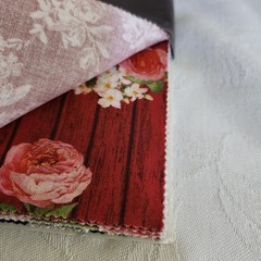 Robert Kaufman Farmhouse Rose 42 10″ Squares Fabric Pieces Quilting Crafts