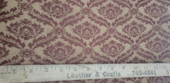 Jacquard Tapestry Weave Damask Drapery Upholstery Fabric Eggplant 5.5 yds x 54″