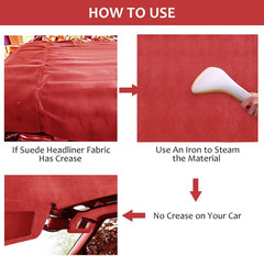 Suede Headliner Fabric with Foam Backing Material – Automotive/Home Micro-Suede