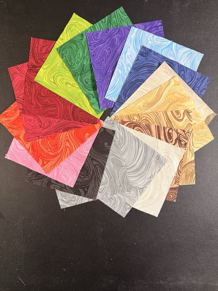 Marbleicous charm packs 102 pieces – 17 colors