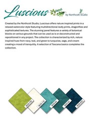 Northcott – Luscious – Texture – Dark Teal, Fabric by the Yard