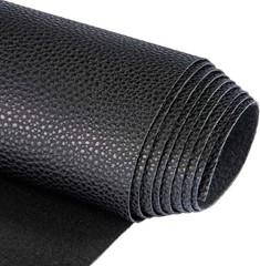 High-Quality Black Faux Leather Sheets – Waterproof & Cuttable for DIY Projects