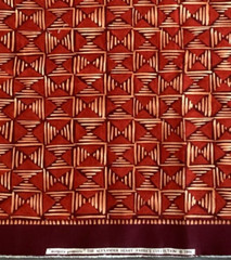 “mongalla geometric” – Alexander Henry Fabrics – 65″ x 40″ +, c 1998