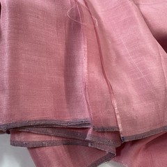 Bubble Gum Pink Silk Blend 3 Yards 45″ Wide Excellent