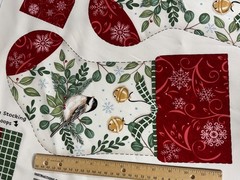 Moda When Snow Falls Winter Panel Snowy 56179 11 100% Quilt Cotton Fabric44x 24″