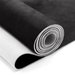 Suede Auto Headliner Fabric with Foam Backing – Interior 120″ L × 60″ W 1 Black