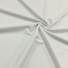 Premium White Solid Colors Nylon Spandex Fabric 4-Way Stretch 60″ wide By Yard