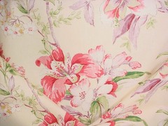 18-1/8Y Kravet Fixture Sand Mint Blush Flowering Branch Print Upholstery Fabric