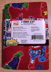 Marvel Comics Avengers Action – Eugene Textiles Cotton (1 Yard, Pre-Cut)