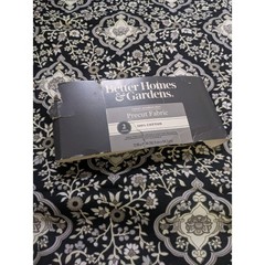 2 Yard Better Homes & Gardens Cotton Floral Medallion Black Paisley Jacobean Gra