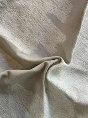 1/2 Yd Perennials UV Textured In/Outdoor “Ink Blot” White Sands Upholst Fabric