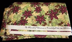 Vintage Tenderberry Warmth of Christmas is Friendship Northcott Fabric 78″ x 44″
