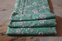 NO TARRIF CHARGES 100% ✅ Hand Printed 100%Cotton Vintage 10 Yard Fabric ZK-18