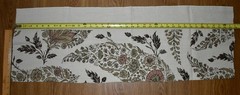 Raoul KASHMIR — DRIFTWOOD 100% Linen Print Fabric LOT of 4 LARGE REMNANTS
