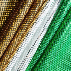 Shiny Sequin Dot Confetti Fabric for Sewing Costumes Apparel Crafts by the Yard