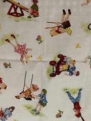 TEACHERS PET by RED ROOSTER FABRICS 100% COTTON 1yrd pc 36″x42″Vintage Children