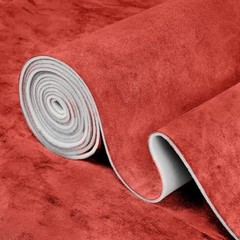 Red Suede Headliner Fabric, 120″ L60″ W, 120″ L60″ W Car Headliner
