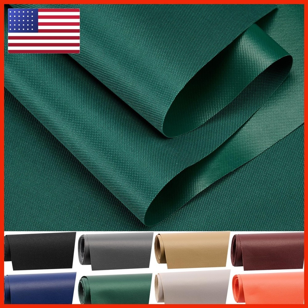 HYVAKUPPA Waterproof Canvas Fabric By Yard 60″ W 600 Denier PVC Backing Water