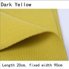 20cm DIY Knit Ribbed Fabric Stretch Trim Neckline Cuff Waistband Rib Trims Soft