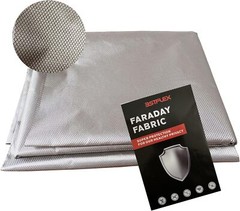 43INCH x 59INCH EMF Shielding Fabric Upgraded Faraday Cloth for EMF Protection