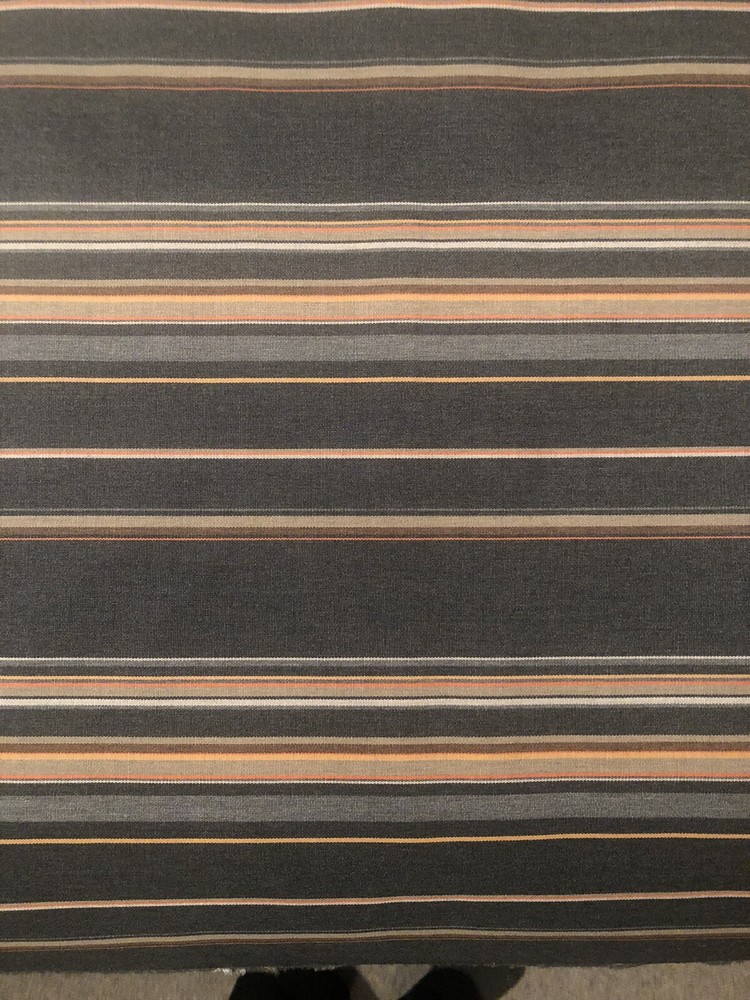 3 Yards Of Upholstery Fabric Multi Colored Stripe 55×108