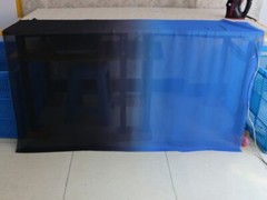 By Yard 100D gradient dress cloth royal blue black ombre chiffon material