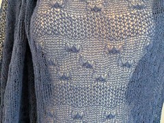BTY x 60″ wide – Sheer Stretch Lace Apparel Nylon Fabric – Midnight Navy