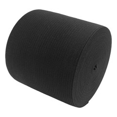 Black Elastic Band for Sewing 3inch- 5 Yds-Thick Stretch Knit Fabric | wide h…