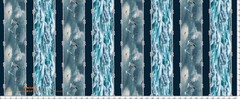 Henry Glass – Coastal Guardians – Repeating Border Stripe – Blue/White, BTY
