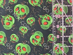 Custom 100% Cotton Woven Fabric Disney Poison Apples Movie 1/4 Yard 9×56