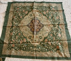RALPH LAUREN HOME RUTHERFORD PARK TAPESTRY RUG FABRIC ~ 12 PILLOW SQUARES