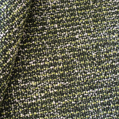 Vtg MCM Knoll Upholstery Fabric “Rebel” Malachite Boucle Green Textured 8.8 yds
