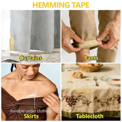 Double Sided Fabric Tape 0.75″ x 66FT – Heavy Duty | Hems, Fashion Dresses, C…