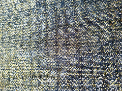 Broadway Theatre remnant Silver Black Lame’ with Thousands of Sequences 72 X 36″