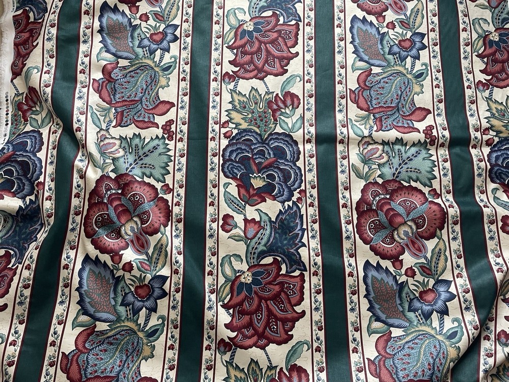 11 Yards Waverly Jacobean Floral Home Decor Fabric Henry Ford Museum Towne Hall