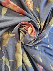 Hoffman Fabric Floral Multicolor Polyester Stretch 58″ W X 2.5 Yards L